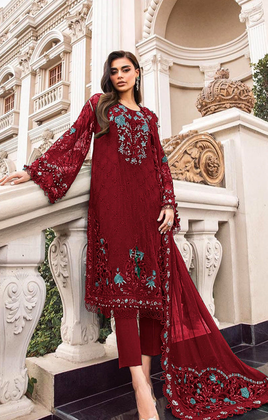 Maria.B D33 - Colour customised (Mehroon)